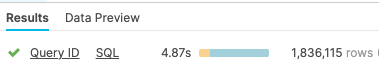 Long query time from Snowflake