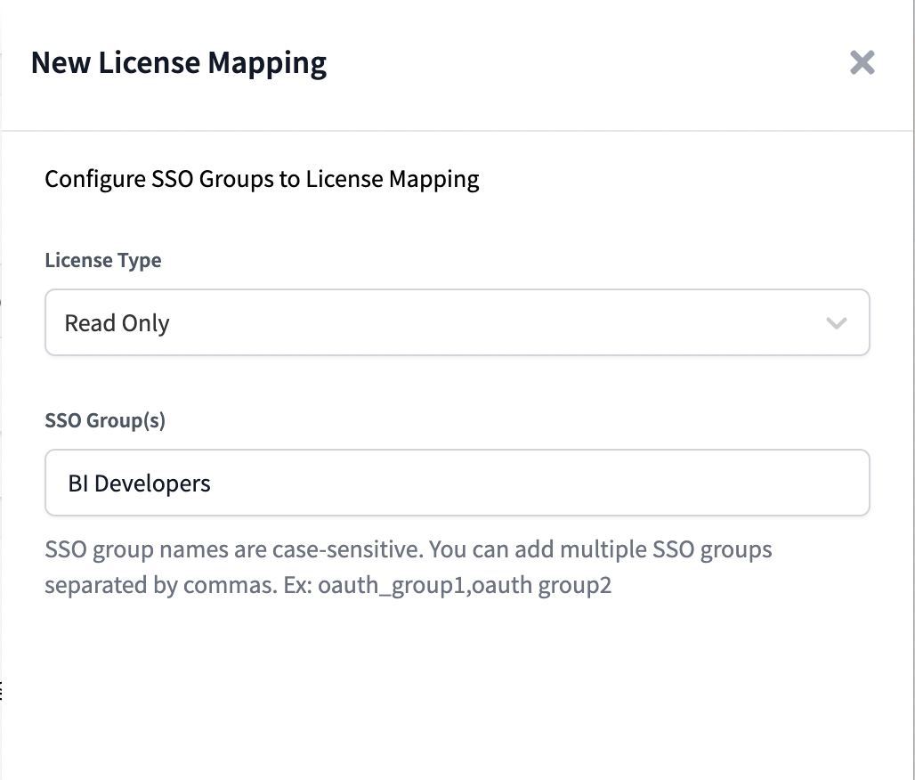 Configuring IdP group license mapping