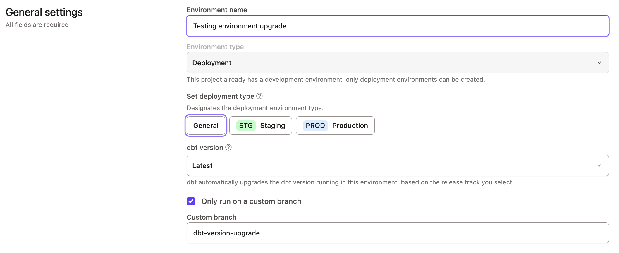Setting your testing environment