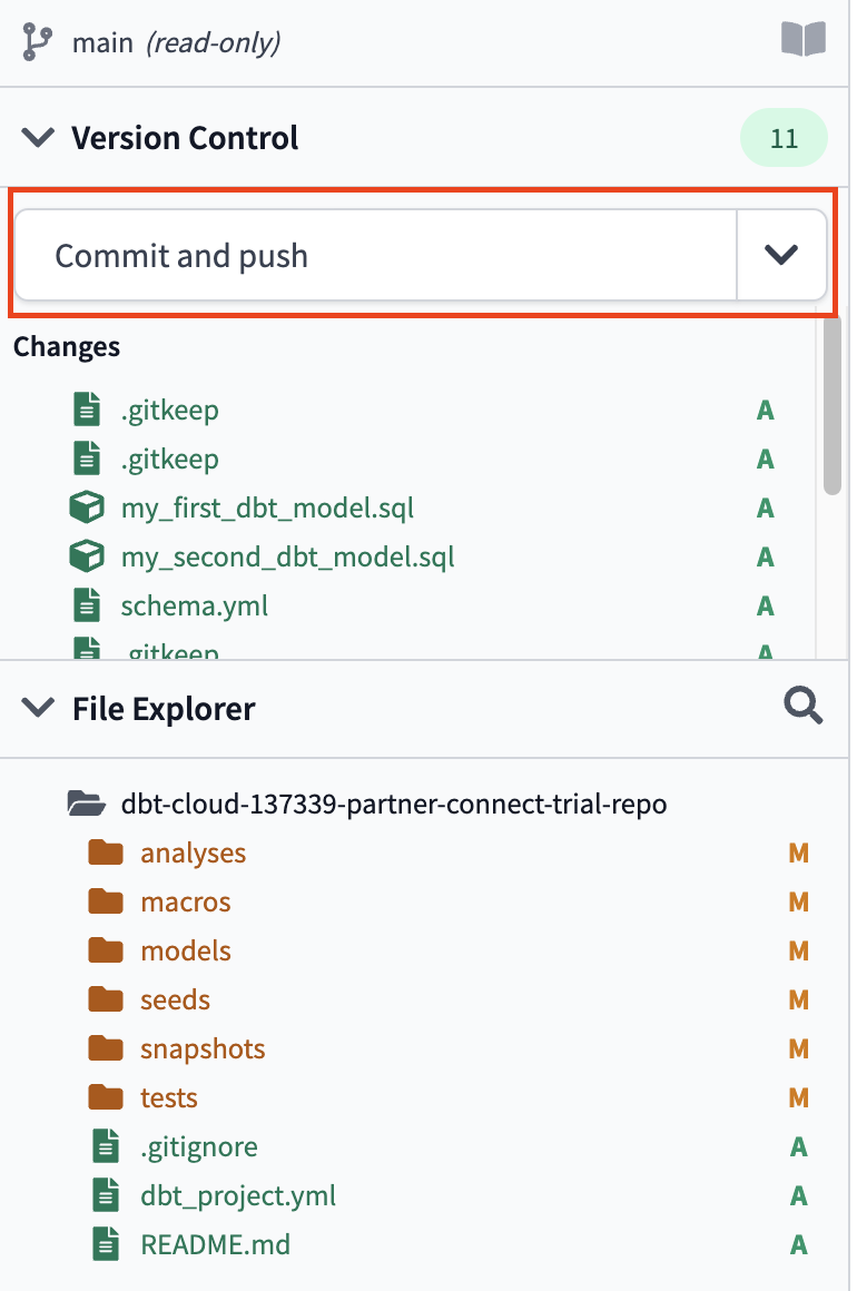 First commit and push