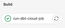 dbt run on merge job in GitLab