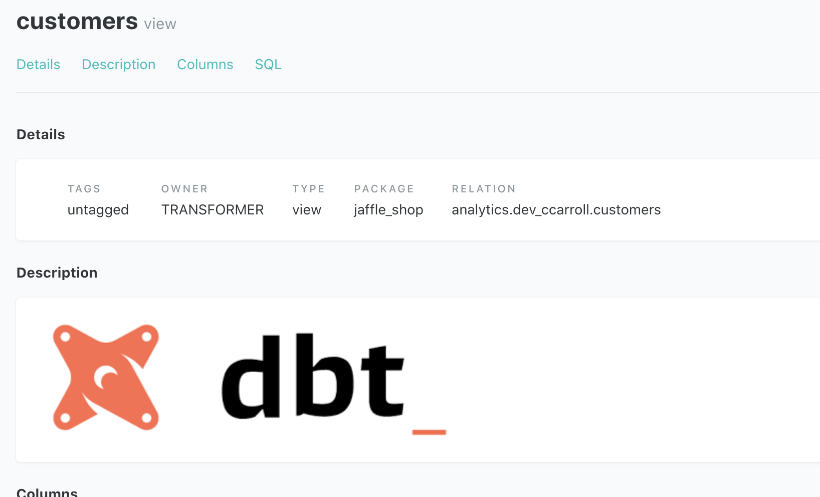 The image at assets/dbt-logo.svg is rendered correctly